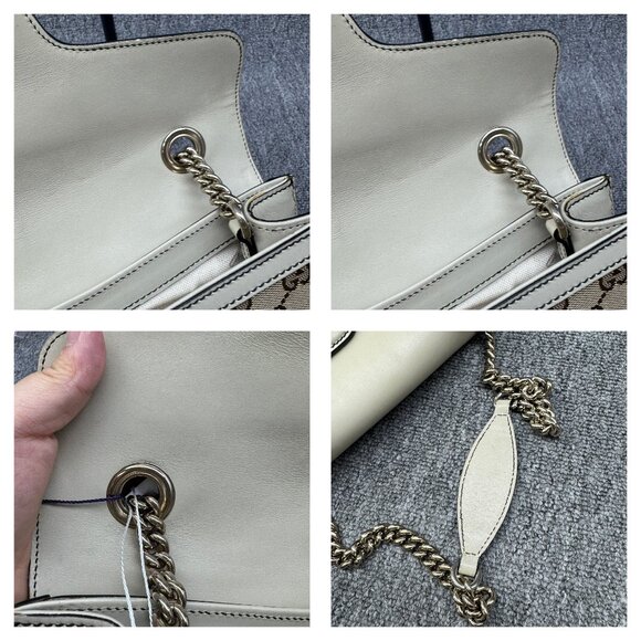 GUCCI Emily Brown Canvas Shoulder Bag 580-071825 - Picture 16 of 16